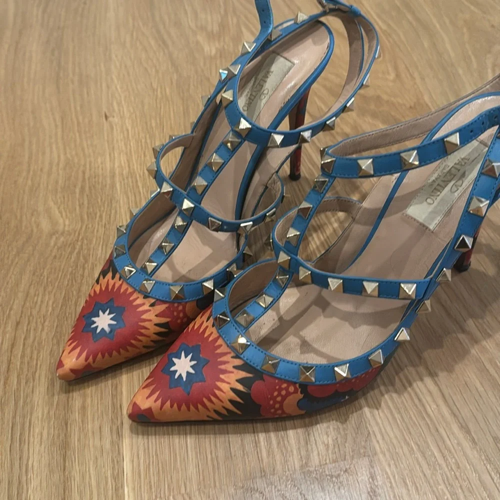 Valentino Enchanted Rockstud Heels - Picture 2 of 6
